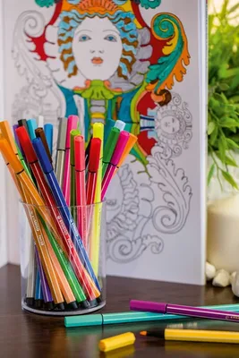 Viltstift STABILO Pen 68/805 M metallic zilver