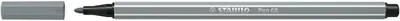 Viltstift STABILO Pen 68/95 M middel koudgrijs