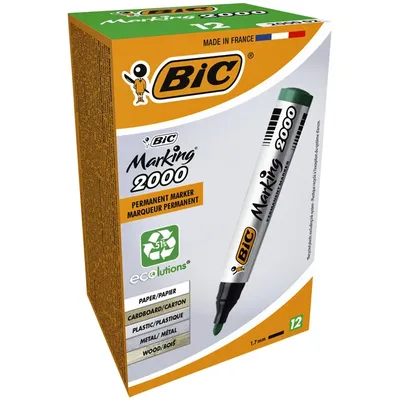 Viltstift Bic 2000 ecolutions rond L groen