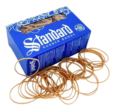 Elastiek Standard 16 60x1.5mm 100gr 440st bruin