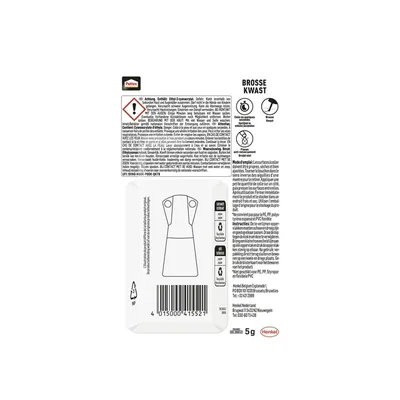 Secondenlijm Pattex met kwast flacon 5gr blister