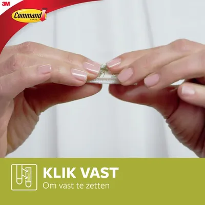Bevestigingsstrip Command klik vast klein 1.8kg wt