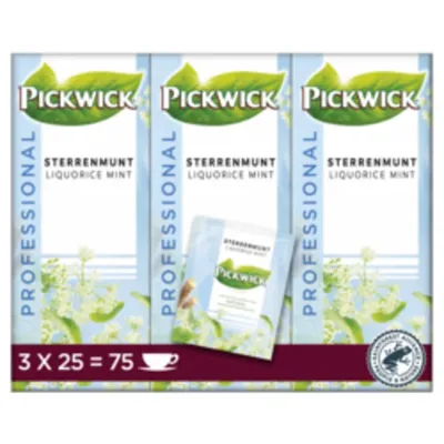 Thee Pickwick sterrenmunt 25x2gr met envelop