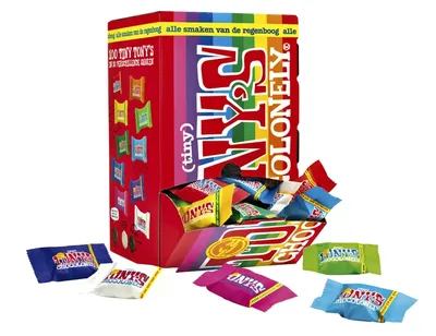 Chocolade Tony Chocolonely tiny mix doos 100 st