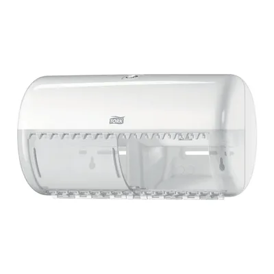 Toiletpapierdispenser Tork T4 duo wit