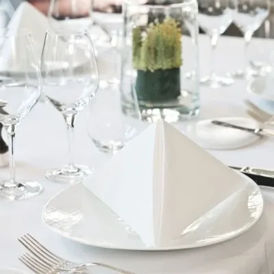 Dinerservet Tork Linstyle Premium wit 478180
