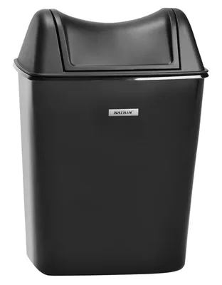 Dameshygiënebak Katrin 8 liter zwart