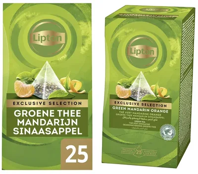 Thee Lipton Exclusive groene thee mandarijn sinaas
