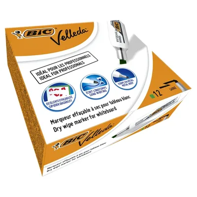 Whiteboardmarker Bic 1781 schuin L groen