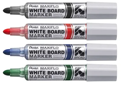 Whiteboardmarker Pentel MWL5M 3mm assorti