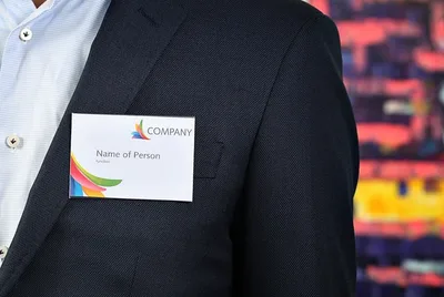 Badge Europel met clip + speld 90x60mm