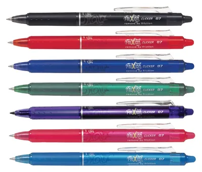 Rollerpen PILOT friXion BLRT-FR7 clicker M zwart