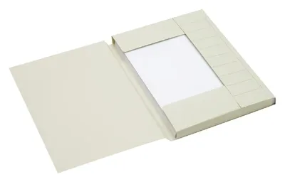 Dossiermap Secolor A4 3kl recy karton 250gr gs
