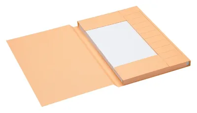 Dossiermap Secolor folio 3kl recy karton 250gr ch