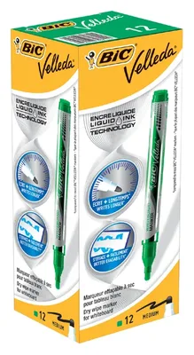 Whiteboardmarker Bic liquid rond M groen