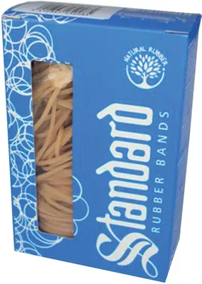 Elastiek Standard 12 40x1.5mm 50gr 330st bruin
