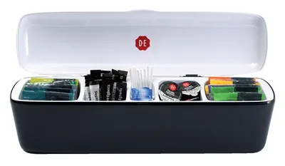 Tafeldispenser Douwe Egberts 5 vakken inhoud zwart