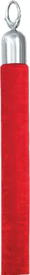 Afzetkoord Securit 150cm rood chroome knop