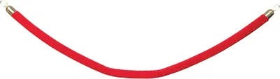 Afzetkoord Securit 150cm rood goudkleurige knop
