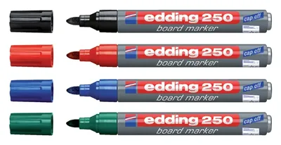 Whiteboardmarker edding 250 rond 1.5-3mm groen
