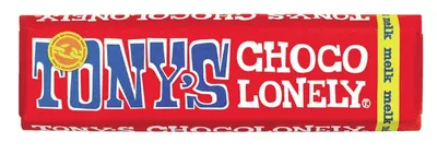 Chocolade Tony Chocolonely melk reep 50gr