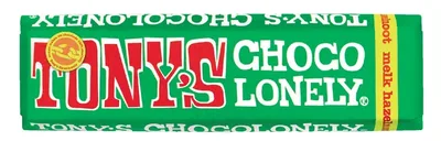 Chocolade Tony Chocolonely hazelnoot reep 47gr