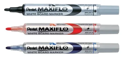 Whiteboardmarker Pentel MWL5S 1mm blauw
