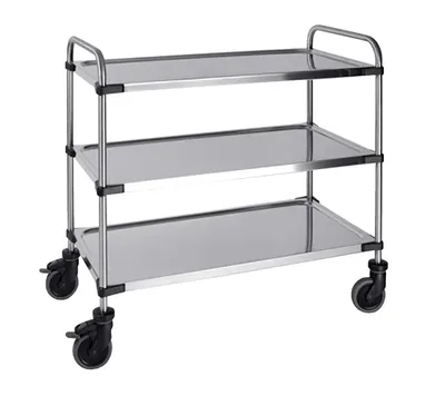 Serveerwagen 3 plateaus 870x570x950mm