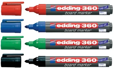 Whiteboardmarker edding 360 rond 1.5-3mm groen