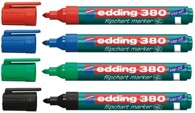 Viltstift edding 380 flipover rond 1.5-3mm groen
