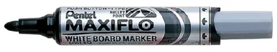 Whiteboardmarker Pentel MWL5M 3mm zwart