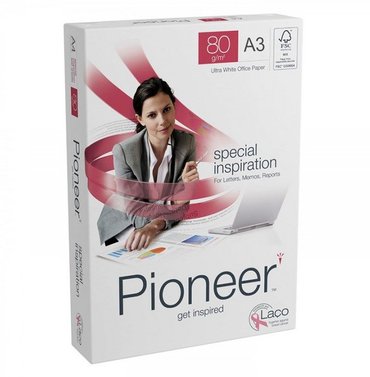 Kopieerpapier Pioneer A3 80gr. wit 500vel*